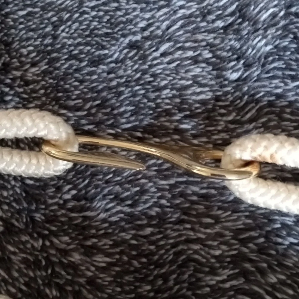 Vintage twisted rope and bead belt